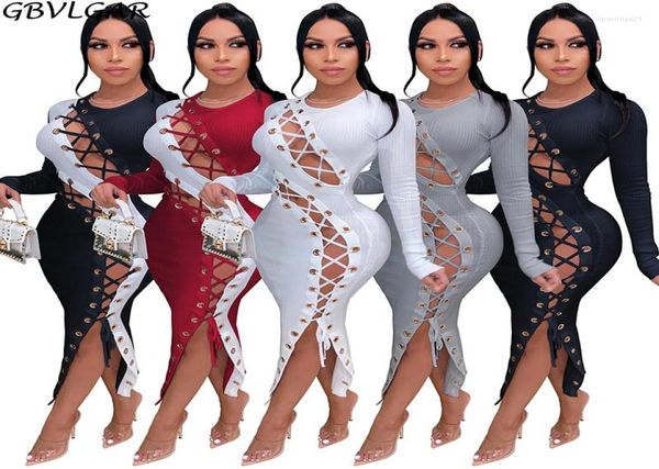 casual dresses autumn women long sleeve split bandage club party dress rib knit hollow out eyelet lace up maxi festival vesti4466036, Black;gray
casual dresses autumn women long sleeve split bandage club party dress rib knit hollow out eyelet lace up maxi festival vesti4466036, Black;gray