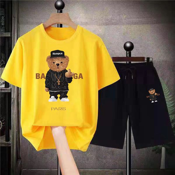 mens tracksuits fashion sets luxury oversized summer two piece suits quality anime bear design tshirts shorts outfits clothing 230710, Gray
mens tracksuits fashion sets luxury oversized summer two piece suits quality anime bear design tshirts shorts outfits clothing 230710, Gray