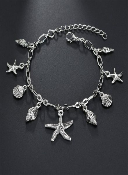 kimter bohemian starfish shell pendant anklets for women fashion silver color conch ankle bracelets summer beach accessories x55fz2621167, Red;blue
kimter bohemian starfish shell pendant anklets for women fashion silver color conch ankle bracelets summer beach accessories x55fz2621167, Red;blue