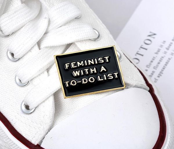 feminist with a todo list brand brooch black creative cartoon personality enamel pins pendant lapel shirt gift for girl woman man1413486, Gray
feminist with a todo list brand brooch black creative cartoon personality enamel pins pendant lapel shirt gift for girl woman man1413486, Gray