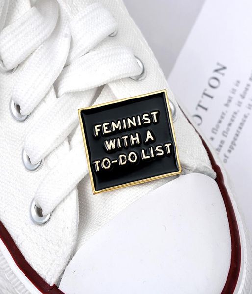feminist with a todo list brand brooch black creative cartoon personality enamel pins pendant lapel shirt gift for girl woman man3929158, Gray
feminist with a todo list brand brooch black creative cartoon personality enamel pins pendant lapel shirt gift for girl woman man3929158, Gray