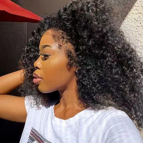 natural 4c edges kinky curly wigs glueless hd lace wig human hair 18inch 13x4 lace front frontal wig per plucked mid or side part african ha, Black;brown
natural 4c edges kinky curly wigs glueless hd lace wig human hair 18inch 13x4 lace front frontal wig per plucked mid or side part african ha, Black;brown