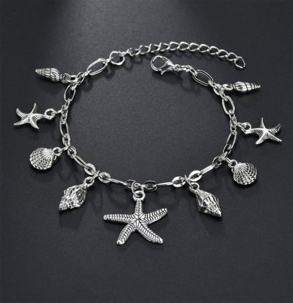 kimter bohemian starfish shell pendant anklets for women fashion silver color conch ankle bracelets summer beach accessories x55fz4434751, Red;blue
kimter bohemian starfish shell pendant anklets for women fashion silver color conch ankle bracelets summer beach accessories x55fz4434751, Red;blue