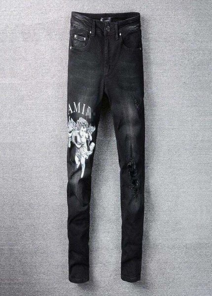 men039s jeans amri ripped pants fashion hip hop clothing version autumn winter high street trendy cupid printed letters large s4374263, Blue
men039s jeans amri ripped pants fashion hip hop clothing version autumn winter high street trendy cupid printed letters large s4374263, Blue