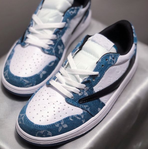 2023 collaboration i basketball shoes 1 low x ts denim white blue black men women designer sneakers
2023 collaboration i basketball shoes 1 low x ts denim white blue black men women designer sneakers