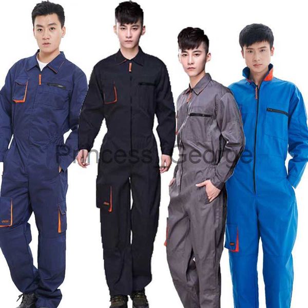 

others apparel work overalls uniforms men's jumpsuit working coverall welding suit working suit for men overalls man work overalls men, Black;white