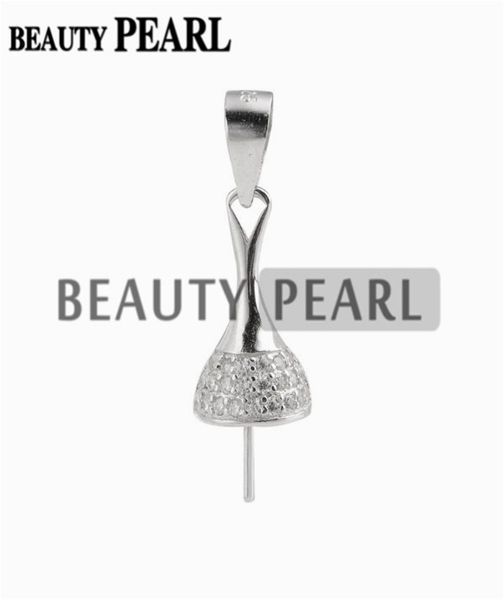 pendant setting for round pearls and cabochon 925 sterling silver zircons drop pendant findings 5 pieces2254262, Slivery;crystal
pendant setting for round pearls and cabochon 925 sterling silver zircons drop pendant findings 5 pieces2254262, Slivery;crystal