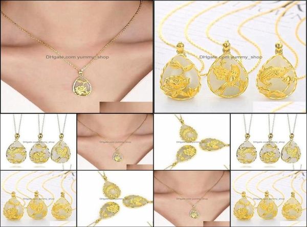 pendant necklaces creative gold plated lotus hetian jade jasper inlaid inheritance fish magpie bird pe yummyshop dhybq2692376, Silver
pendant necklaces creative gold plated lotus hetian jade jasper inlaid inheritance fish magpie bird pe yummyshop dhybq2692376, Silver