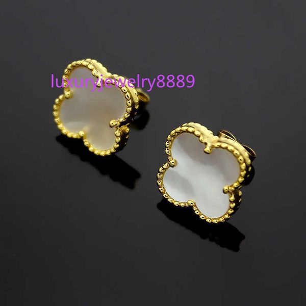 stud designer earrings for women couple stud four-leaf flower fashion stainless steel, Golden;silver
stud designer earrings for women couple stud four-leaf flower fashion stainless steel, Golden;silver