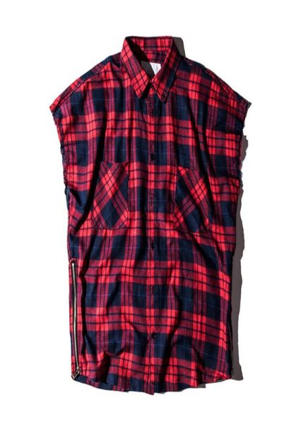 fashion brand plaid shirt men hip hop sleeveless shirts mens side zipper shirtcamisa masculina swag plus size9599184, White;black
fashion brand plaid shirt men hip hop sleeveless shirts mens side zipper shirtcamisa masculina swag plus size9599184, White;black
