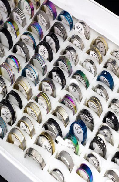 whole 50pcs mix lot men women fashion stainless steel rings wedding band finger ring trendy jewelry4227556, Slivery;golden
whole 50pcs mix lot men women fashion stainless steel rings wedding band finger ring trendy jewelry4227556, Slivery;golden