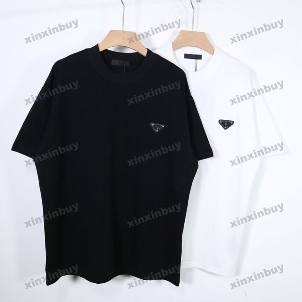 xinxinbuy men designer tee t shirt 23ss paris metal triangle label print short sleeve cotton women black blue white s-2xl, Black;brown
xinxinbuy men designer tee t shirt 23ss paris metal triangle label print short sleeve cotton women black blue white s-2xl, Black;brown