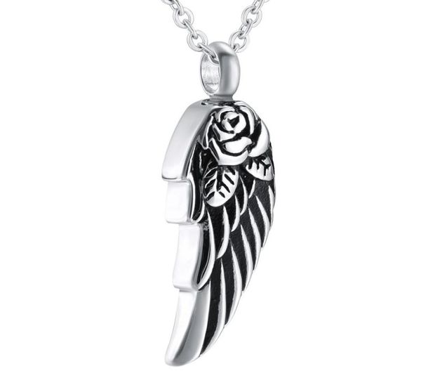 stainless steel angel wings flower waterproof pendant cremation urn necklace ash memorial keepsake jewelry for men women5575669, Silver
stainless steel angel wings flower waterproof pendant cremation urn necklace ash memorial keepsake jewelry for men women5575669, Silver