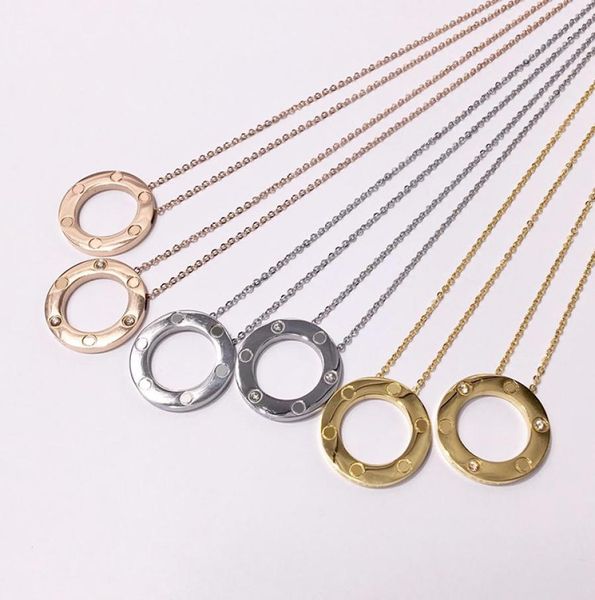 luxury designer jewelry women necklace iced out chains stainless steel jewellery diamond necklaces gold silver womens circle screw1930544
luxury designer jewelry women necklace iced out chains stainless steel jewellery diamond necklaces gold silver womens circle screw1930544