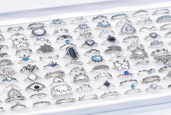 100pcs lots antique silver bohemia vintage rings ethnic women fashion luxury charm holiday gifts jewelry accessory whole5252824, Golden;silver
100pcs lots antique silver bohemia vintage rings ethnic women fashion luxury charm holiday gifts jewelry accessory whole5252824, Golden;silver