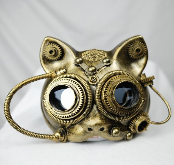 steampunk cat masquerade cosplay theme costume mask ball half face punk costume halloween party props5207513, Black;red
steampunk cat masquerade cosplay theme costume mask ball half face punk costume halloween party props5207513, Black;red