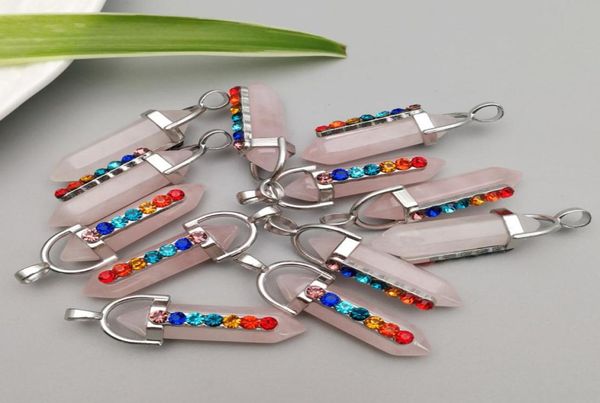7 chakra reiki healing crystal pendant hexagon pendulum pendants opal turquoise stone pink quartz diy necklaces jewelry making fas1874946, Silver
7 chakra reiki healing crystal pendant hexagon pendulum pendants opal turquoise stone pink quartz diy necklaces jewelry making fas1874946, Silver