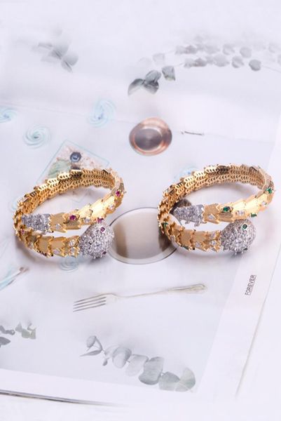 new arrive luxury fashion lady brass diamond zircon red/green eyes single wrap serpent 18k plated gold open bracelet bangle3416644, Black
new arrive luxury fashion lady brass diamond zircon red/green eyes single wrap serpent 18k plated gold open bracelet bangle3416644, Black