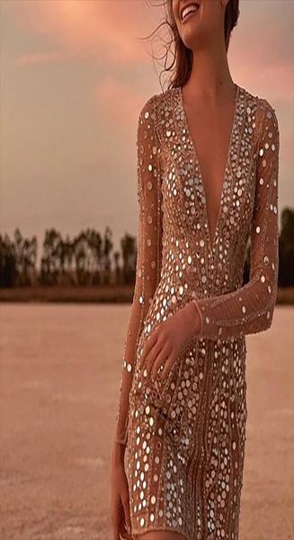 2022 spring new deep v long sleeve sequin dress cross border dress3769462, White;black
2022 spring new deep v long sleeve sequin dress cross border dress3769462, White;black