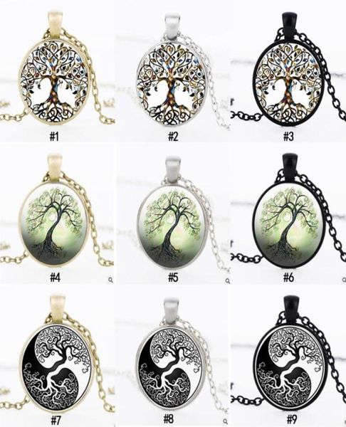 fashion tree of life pendant necklaces time gem cabochon glass charm silver black bronze link chain for women men s luxury jewelry9864960
fashion tree of life pendant necklaces time gem cabochon glass charm silver black bronze link chain for women men s luxury jewelry9864960