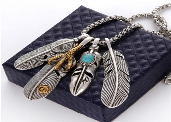 fashion new style feather eagle claw men and women hip hop exquisite personality necklace pendant luxury jewelry gift q05316114488, Silver
fashion new style feather eagle claw men and women hip hop exquisite personality necklace pendant luxury jewelry gift q05316114488, Silver