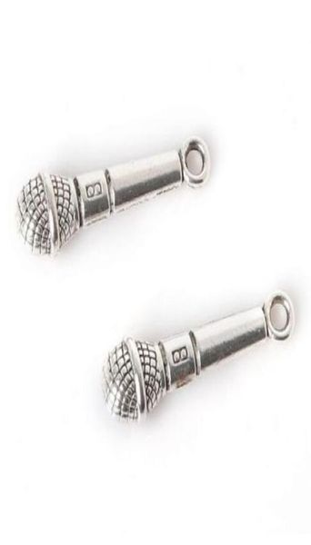 100pcslot ancient silver alloy music microphone charms pendants for diy jewelry making findings 25x8mm8310085, Bronze;silver
100pcslot ancient silver alloy music microphone charms pendants for diy jewelry making findings 25x8mm8310085, Bronze;silver