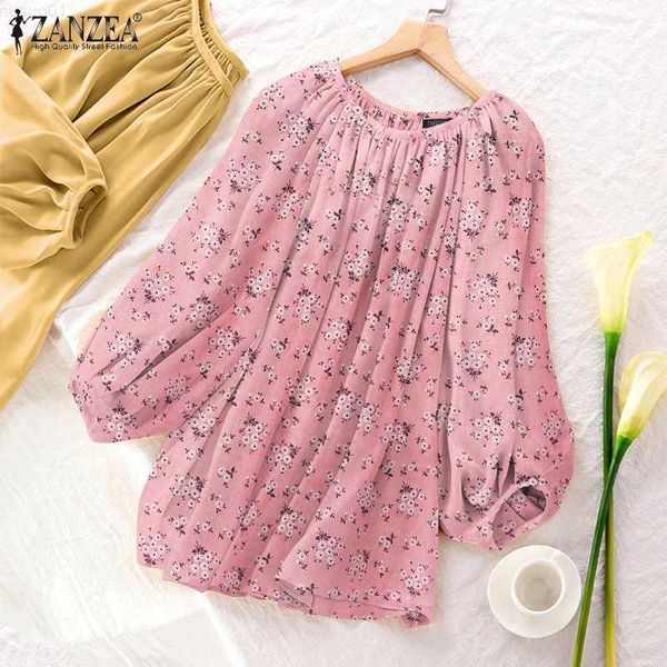 women's blouses shirts elegant printed blouse female shirt zanzea women retro 2023 spring autumn puff sleeve casual loose oversized blu, White
women's blouses shirts elegant printed blouse female shirt zanzea women retro 2023 spring autumn puff sleeve casual loose oversized blu, White