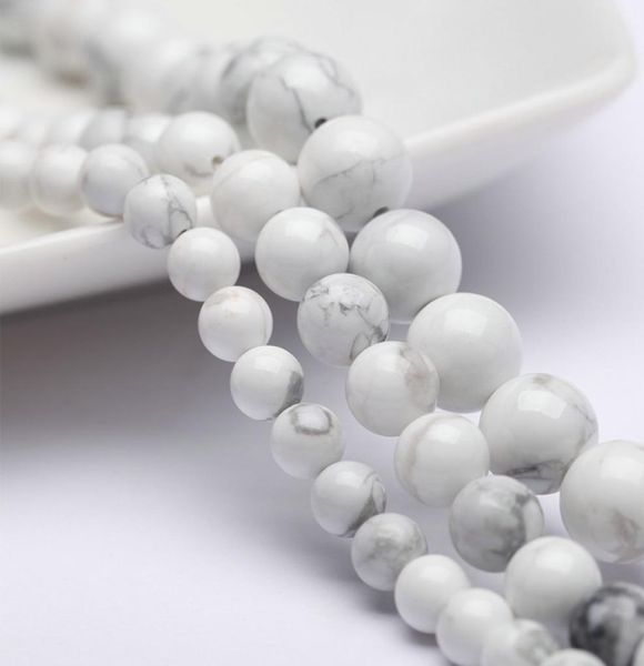 natural white turquoise stone beads diy bead bracelet jewelry material round loose stone beads 468101214mm1481374, Black
natural white turquoise stone beads diy bead bracelet jewelry material round loose stone beads 468101214mm1481374, Black