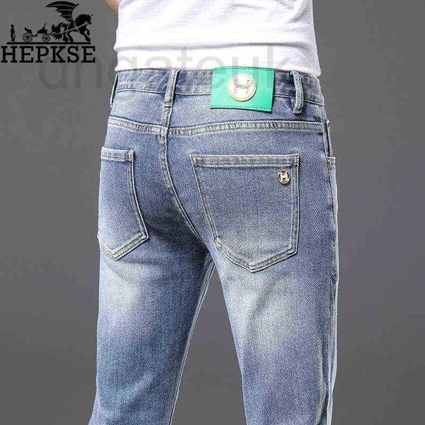 men's jeans designer spring autumn blue high-end quality simple slim straight pants thin stretch breathable 8zb0
men's jeans designer spring autumn blue high-end quality simple slim straight pants thin stretch breathable 8zb0