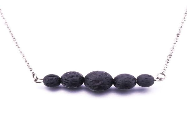 new lava stone stainless steel necklace essential oil diffuser volcanic rock necklace for women jewelry4923416, Silver
new lava stone stainless steel necklace essential oil diffuser volcanic rock necklace for women jewelry4923416, Silver