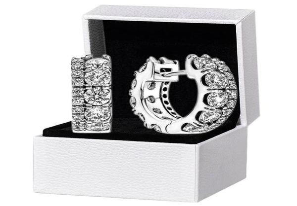 women mens double band pave hoop earrings original gift box for authentic 925 sterling silver party circle stud earring7787661, Golden;silver
women mens double band pave hoop earrings original gift box for authentic 925 sterling silver party circle stud earring7787661, Golden;silver