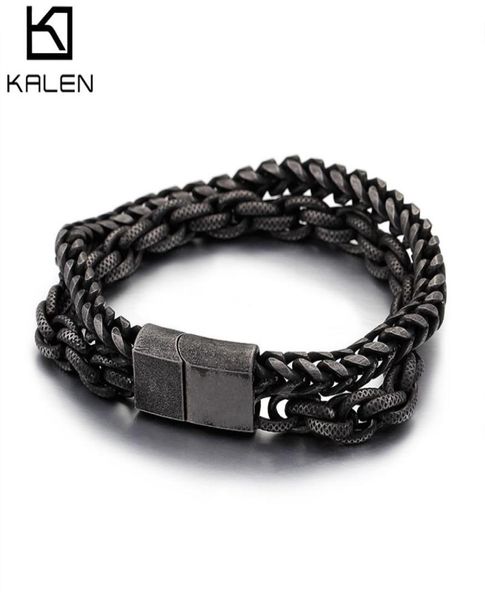 mens bracelets bangles 230mm black stainless steel heavy men039s chain double link bracelet punk rock biker jewelry armbanden1227652, Golden;silver
mens bracelets bangles 230mm black stainless steel heavy men039s chain double link bracelet punk rock biker jewelry armbanden1227652, Golden;silver
