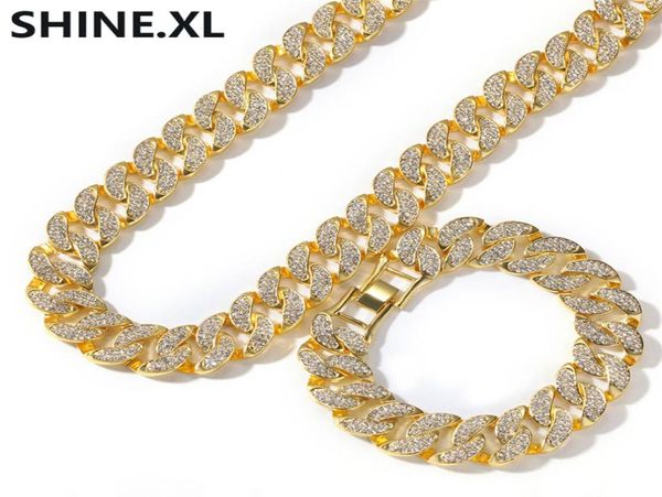 new 18k gold plated full diamonds miami cuban chain necklace exaggerated trend hip hop men039s bracelet necklace set8855931, Silver
new 18k gold plated full diamonds miami cuban chain necklace exaggerated trend hip hop men039s bracelet necklace set8855931, Silver