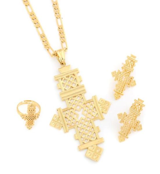 ethiopian jewelry pendant necklace chain earrings ring set gold color coptic crosses african cross wedding6383391, Silver
ethiopian jewelry pendant necklace chain earrings ring set gold color coptic crosses african cross wedding6383391, Silver