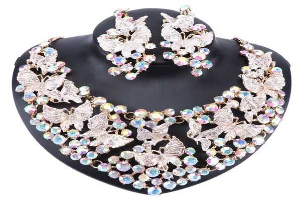 fashion crystal butterfly necklace earring jewelry sets for women brides bridal wedding party costume jewellery5948211, Silver
fashion crystal butterfly necklace earring jewelry sets for women brides bridal wedding party costume jewellery5948211, Silver