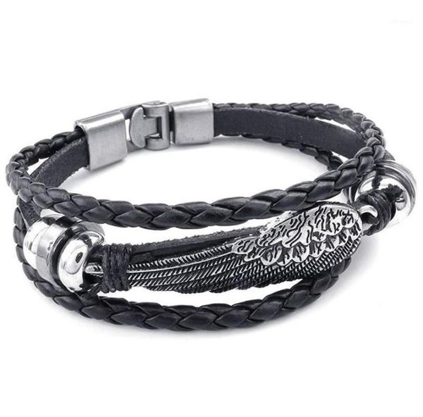charm bracelets retro metal buckle bracelet jewelry wing angel braid cuff leather alloy fancy for man and woman hand chain color b5145320, Golden;silver
charm bracelets retro metal buckle bracelet jewelry wing angel braid cuff leather alloy fancy for man and woman hand chain color b5145320, Golden;silver