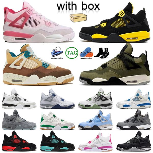 new jumpman mens jordens 4 basketball shoes 4s cacao wow medium olive military black cat yellow thunder seafoam sail university blue women j
new jumpman mens jordens 4 basketball shoes 4s cacao wow medium olive military black cat yellow thunder seafoam sail university blue women j