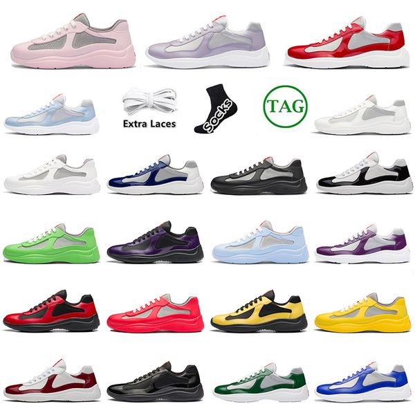 2023 new designer americas cup shoes sneakers yellow patent leather flat trainers black white mesh breathable nylon casual black outdoor wal
2023 new designer americas cup shoes sneakers yellow patent leather flat trainers black white mesh breathable nylon casual black outdoor wal
