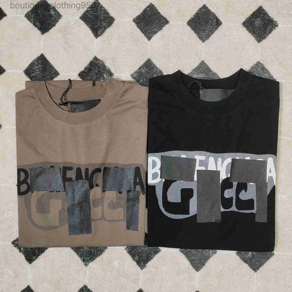 summer mens womans t shirts designer branded paris blgg front and back letter printed gender cotton short sleeved t-shirt, White;black
summer mens womans t shirts designer branded paris blgg front and back letter printed gender cotton short sleeved t-shirt, White;black