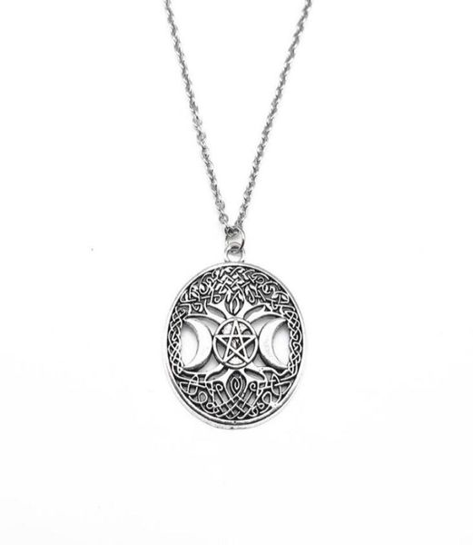 triple moon supernatural pentagram witchcraft pentacle necklace pendant amulet necklaces jewelry gothic collar choker vintage silv7808878, Silver
triple moon supernatural pentagram witchcraft pentacle necklace pendant amulet necklaces jewelry gothic collar choker vintage silv7808878, Silver