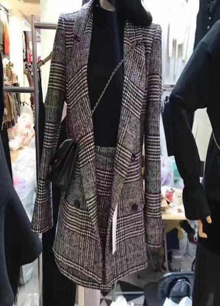 autumn winter runway designer tweed formal suits for women office lady plaid blazer jacket mini skirt 2 piece set work drs5662577, White;black
autumn winter runway designer tweed formal suits for women office lady plaid blazer jacket mini skirt 2 piece set work drs5662577, White;black
