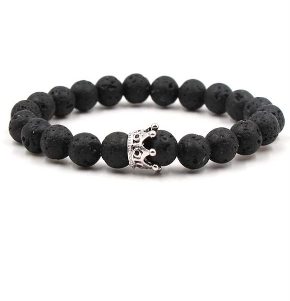 8mm lava rock stone crown rhinestone bracelets elastic bracelet lava essential oil perfume diffuser bracelets6998840, Black
8mm lava rock stone crown rhinestone bracelets elastic bracelet lava essential oil perfume diffuser bracelets6998840, Black