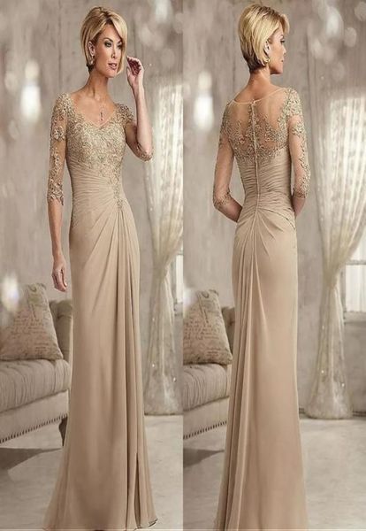 elegant long mother of the bride dresses with sleeves v neck fulll length chiffon wedding guest dress lace groom mom party go5527758, Black;red
elegant long mother of the bride dresses with sleeves v neck fulll length chiffon wedding guest dress lace groom mom party go5527758, Black;red