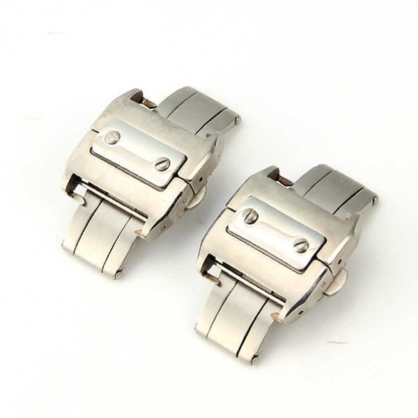 watch buckle 316l stainless steel brushed butterfly 18/21mm fold buckle clasp for santos 100 series, Black;brown
watch buckle 316l stainless steel brushed butterfly 18/21mm fold buckle clasp for santos 100 series, Black;brown