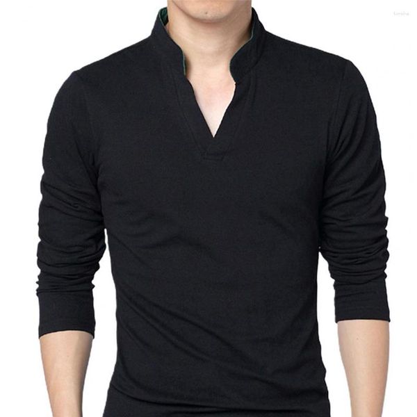 shirts men's t plus size men t-shirt spring long sleeve v neck stand collar tees solid color slim skin-friendly pullover daily wear, White;black
shirts men's t plus size men t-shirt spring long sleeve v neck stand collar tees solid color slim skin-friendly pullover daily wear, White;black