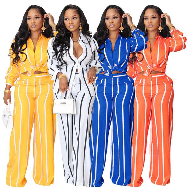women designers clothes 2023 tracksuits printed stripe shirt long sleeve loose straight set two pieces sport suits, Gray
women designers clothes 2023 tracksuits printed stripe shirt long sleeve loose straight set two pieces sport suits, Gray