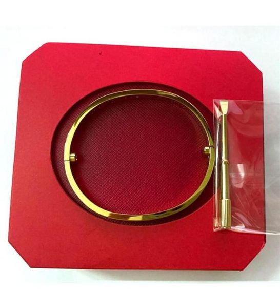 fashion 316l titanium steel love screw bangles brand with cz stone screwdriver bracelets for women men bracelets with original box9045821, Golden;silver
fashion 316l titanium steel love screw bangles brand with cz stone screwdriver bracelets for women men bracelets with original box9045821, Golden;silver