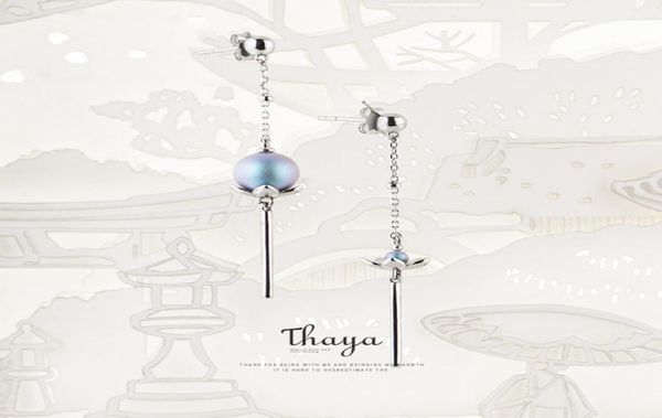 thaya chinese style asymmetry blue lotus jewelry 925 silver earrings original design for women special fine jewelry cx2006248488882, Golden;silver
thaya chinese style asymmetry blue lotus jewelry 925 silver earrings original design for women special fine jewelry cx2006248488882, Golden;silver
