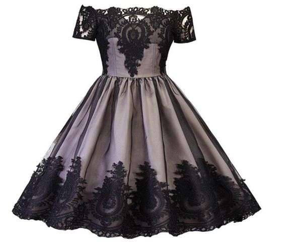 women 1950s 60s vintage dresses patchwork backless lace mesh short sleeve slash neck retro elegant black dresses dk4096sy dorp shi6874021, White;black
women 1950s 60s vintage dresses patchwork backless lace mesh short sleeve slash neck retro elegant black dresses dk4096sy dorp shi6874021, White;black