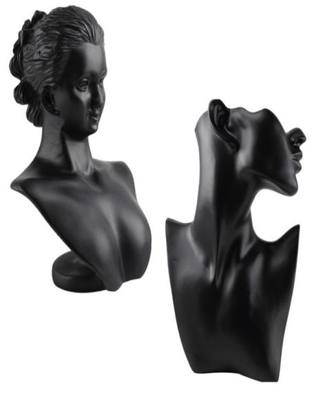 black resin material elegant female mannequin for fashion necklace pendant bust jewelry display holder jewelry store display 211117083901
black resin material elegant female mannequin for fashion necklace pendant bust jewelry display holder jewelry store display 211117083901